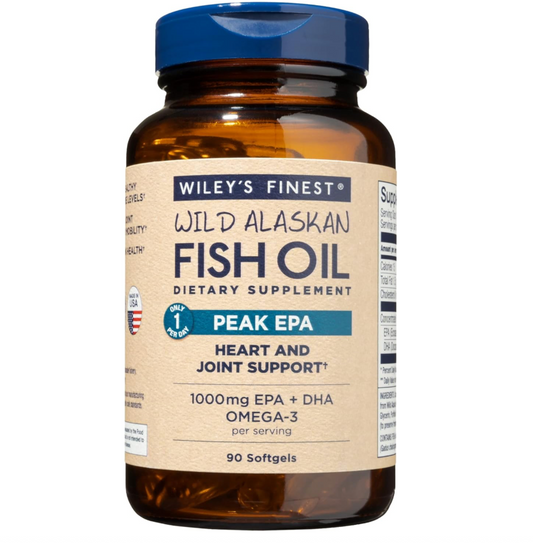 Omega 3 aceite de pescado salvaje de Alaska 1000 mg - WILEYS FINEST