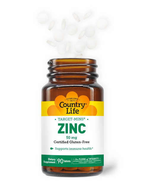 Zinc 50 mg - COUNTRY LIFE