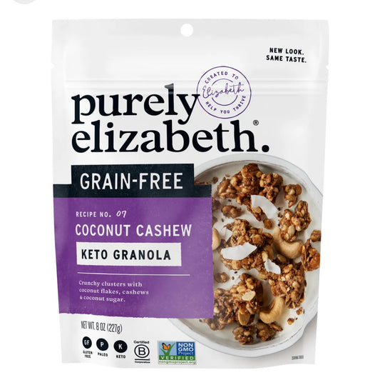 Keto granola libre de granos 227 gr - PURELY ELIZABETH